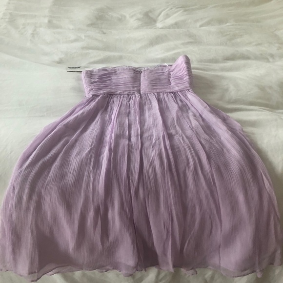 Donna Morgan Purple Silky Lined Dress - Picture 8 of 15